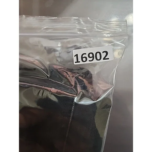 Madewell Denim Ankle Overalls Womens S Black Side Zip Patch Pockets - Picture 10 of 10